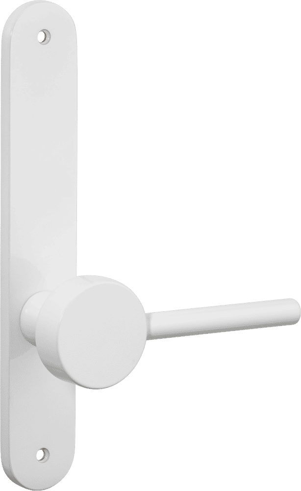 Geppetto Door Lever – Oval Backplate – Neutralis – 15912LL