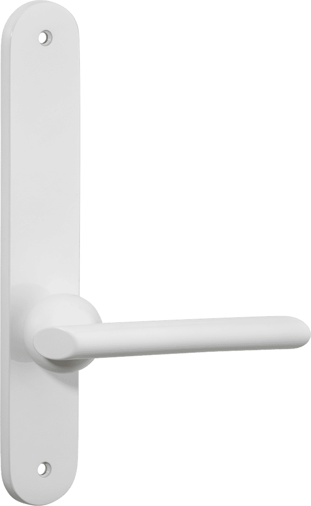Futurismo Door Lever – Oval Backplate – Neutralis – 15936LL