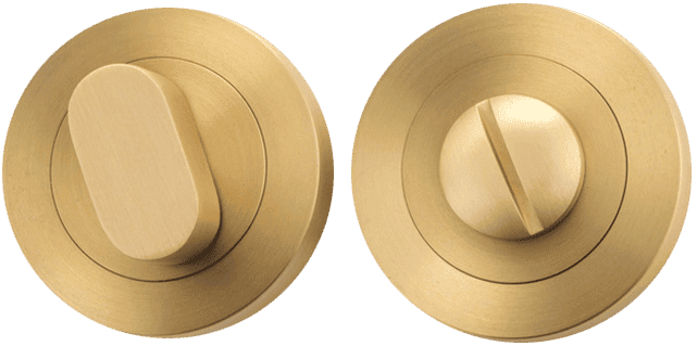 Round Privacy Turn – Champagne PVD – 20389