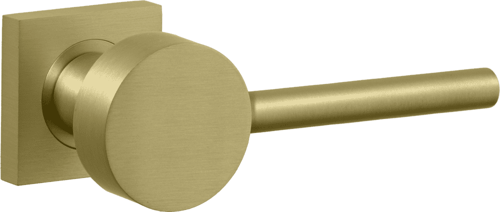 Geppetto Door Lever – Square Rose – Champagne PVD – 21261