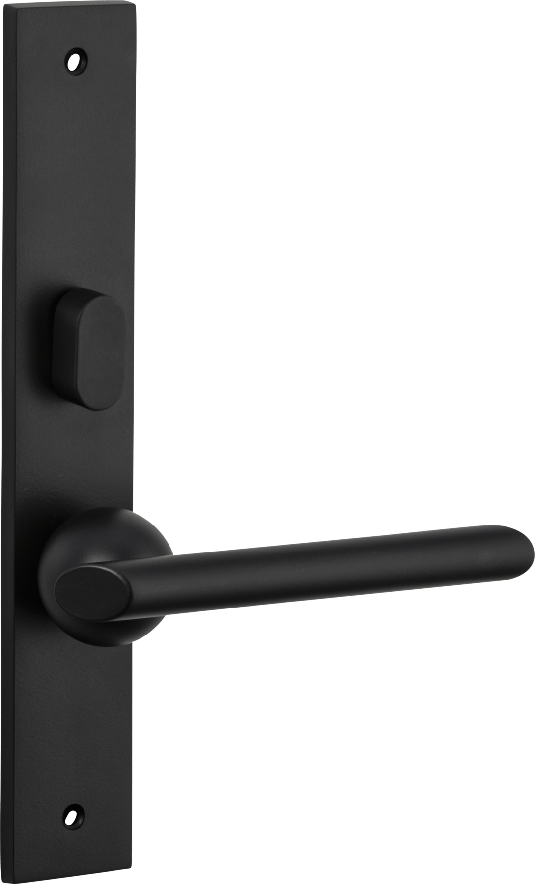 Futurismo Door Lever – Rectangular Backplate – Nero – 12932LLP62