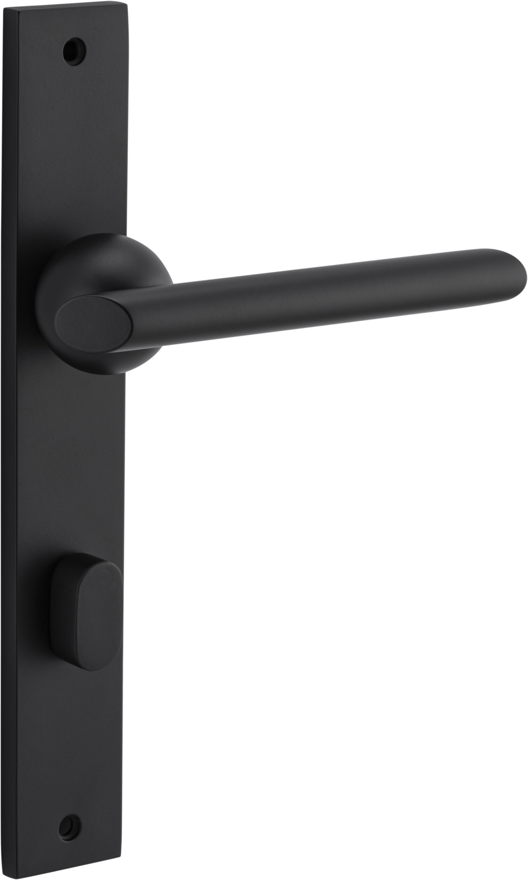 Futurismo Door Lever – Rectangular Backplate – Nero – 12932P85