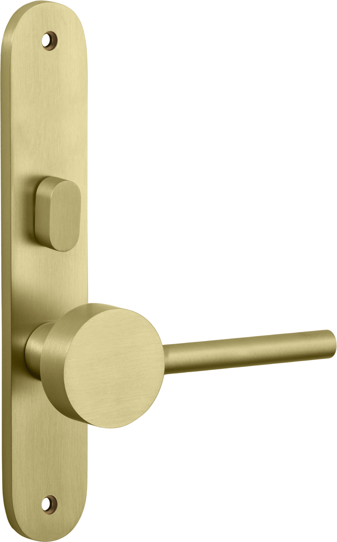 Geppetto Door Lever – Oval Backplate – Champagne PVD – 13412LLP62