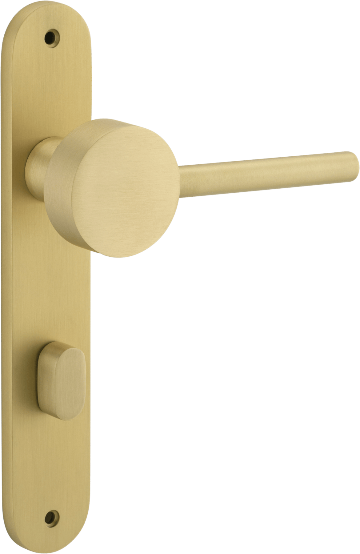 Geppetto Door Lever – Oval Backplate – Champagne PVD – 13412P85