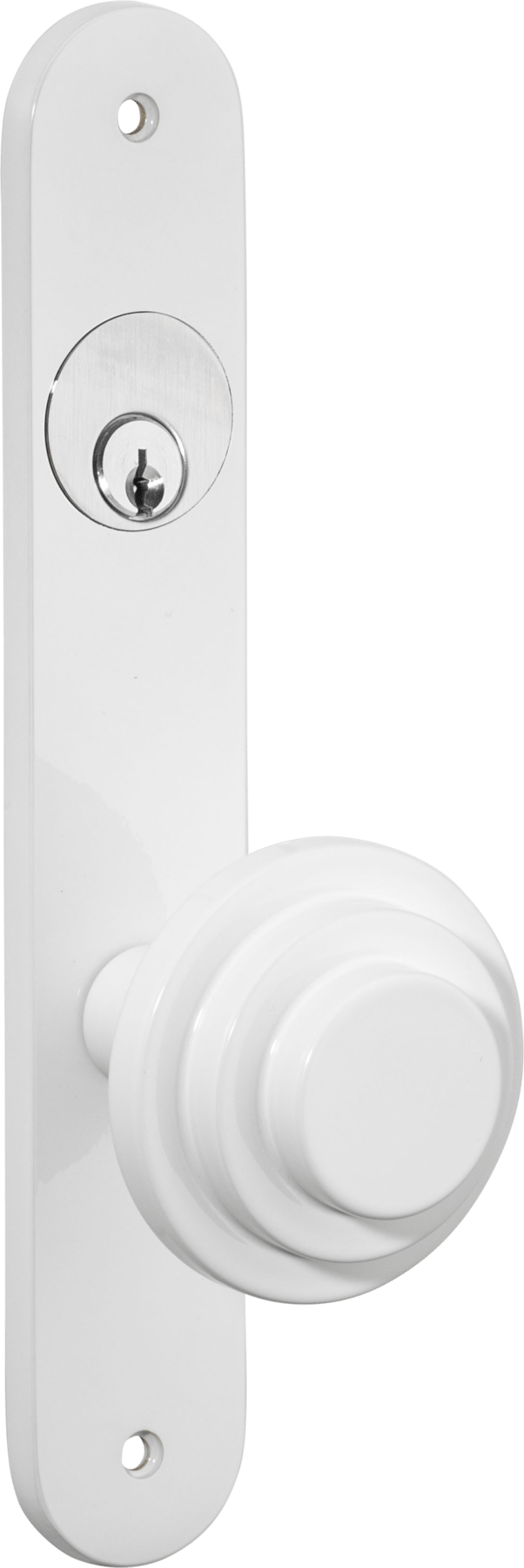 Zzzigurat Door Knob – Oval Backplate – Neutralis – 15888KLE92