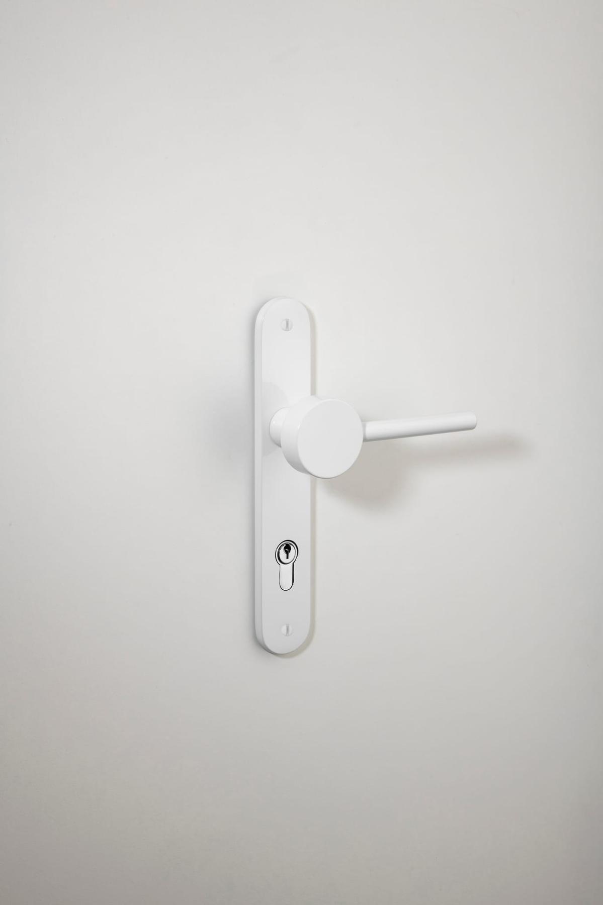 Geppetto Door Lever – Oval Backplate – Neutralis – 15912E85