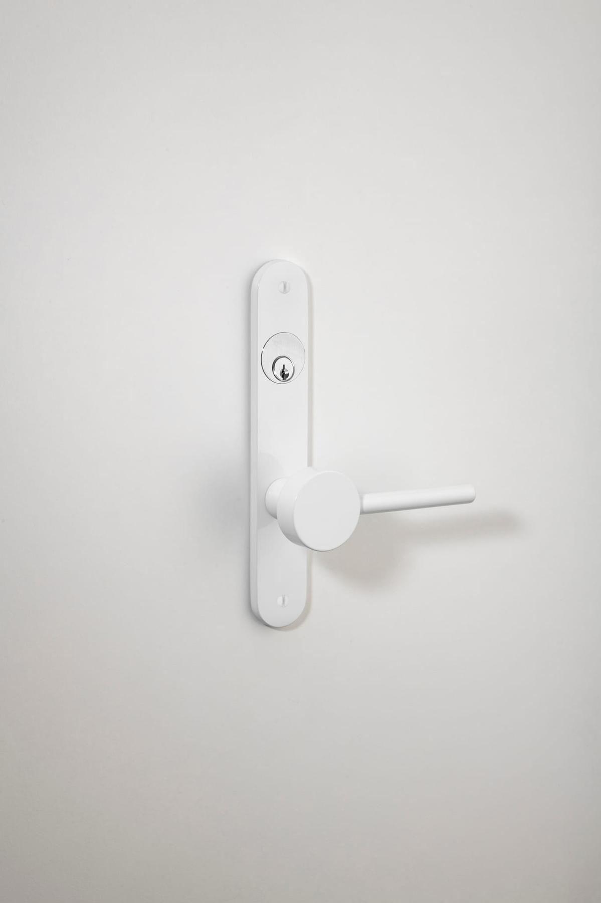 Geppetto Door Lever – Oval Backplate – Neutralis – 15912LLE92