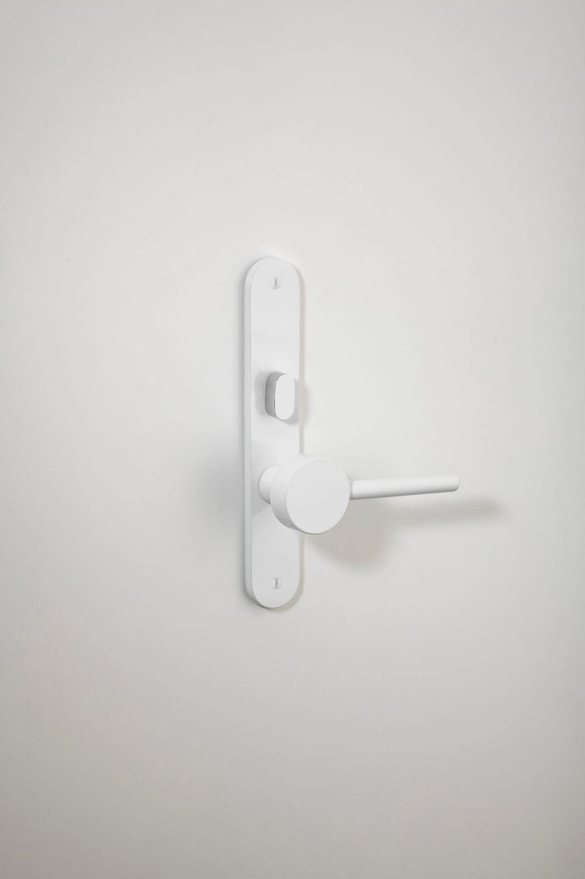 Geppetto Door Lever – Oval Backplate – Neutralis – 15912LLP62