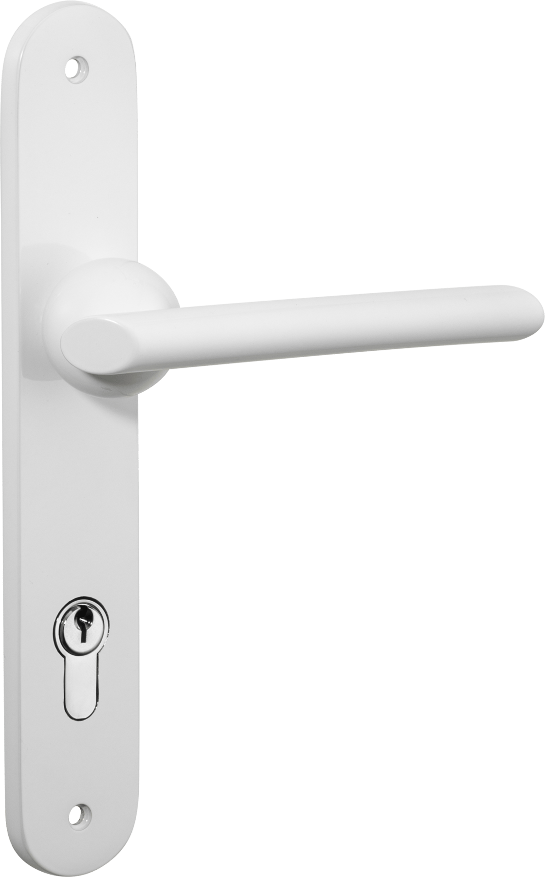 Futurismo Door Lever – Oval Backplate – Neutralis – 15936E85