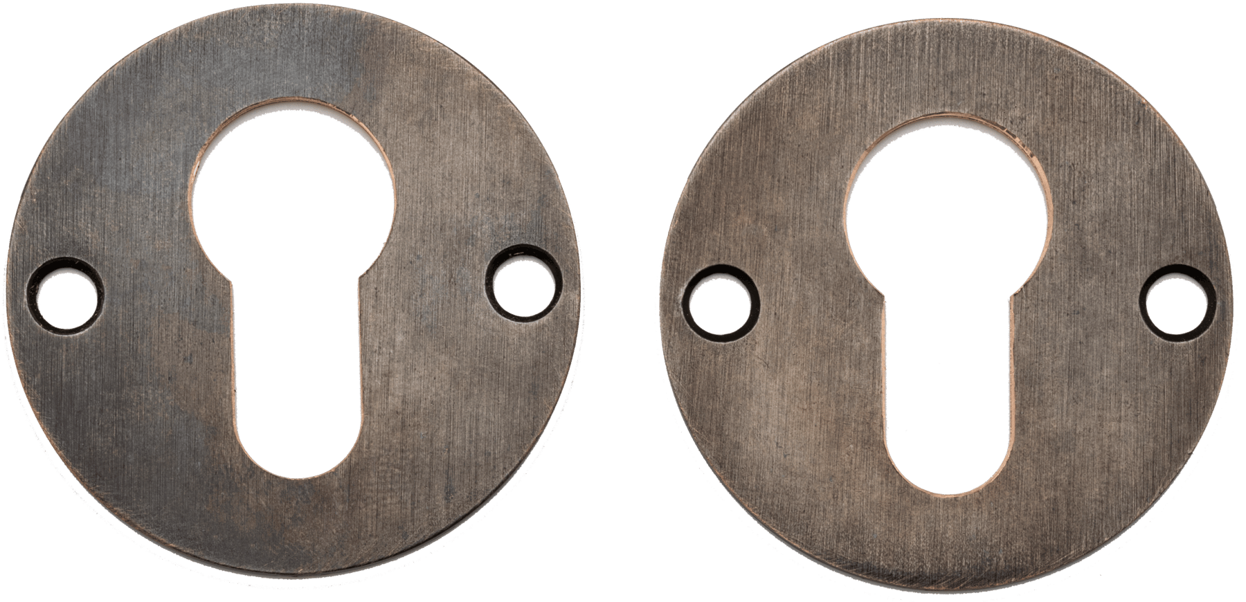 Edition Office Euro Escutcheon – Patinated Bronze – 21709