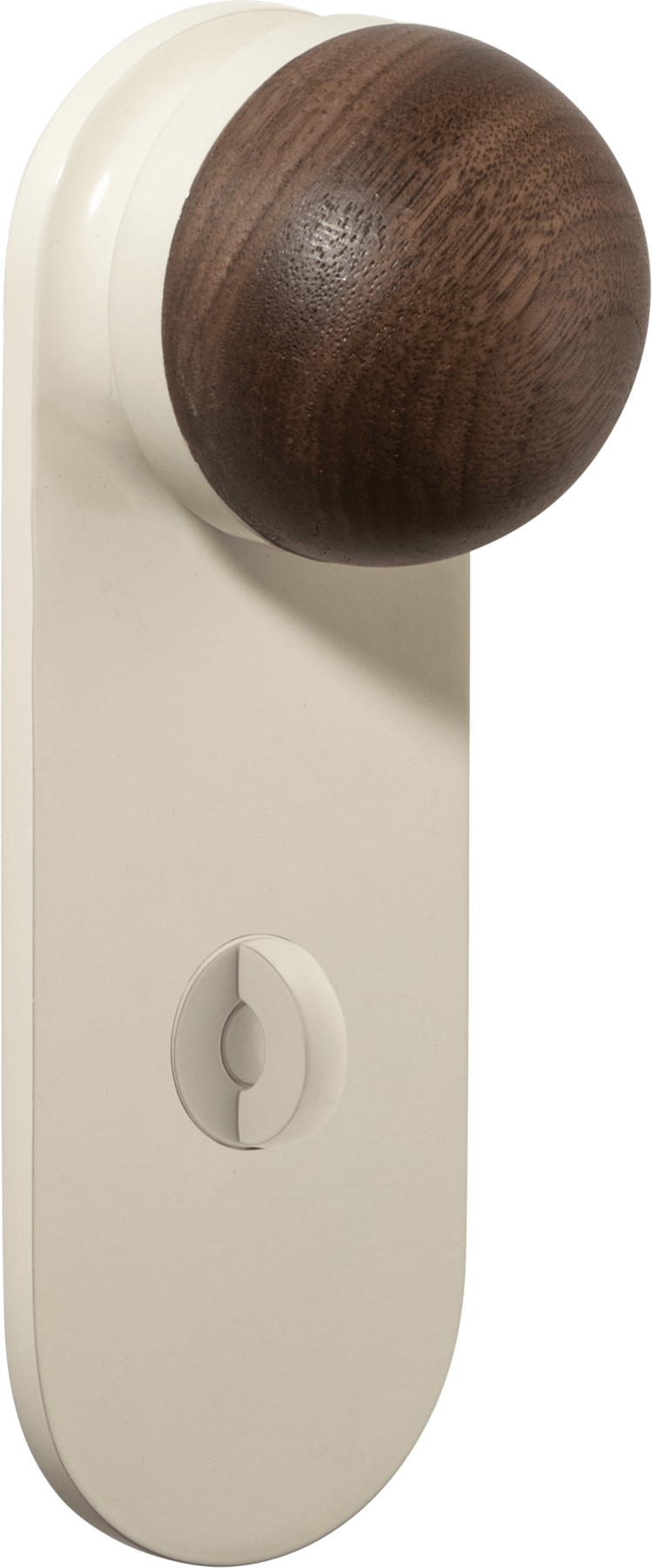 H02 Knob – Oval Backplate – American Walnut/Bone – 30235P85